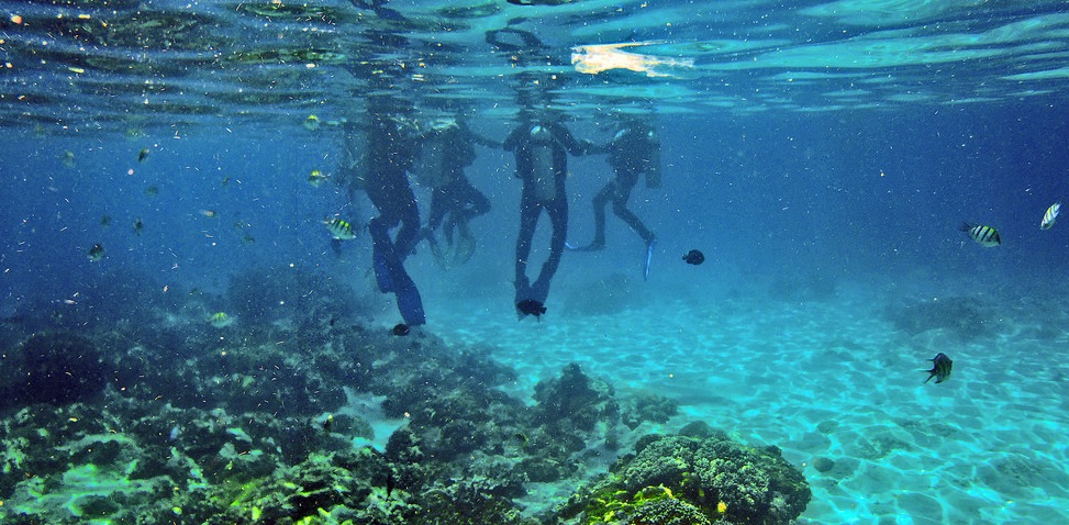 Blue Lagoon, Padangbai. A favorite spot amongst divers off of Bali’s eastern coast. Photo: Flickr