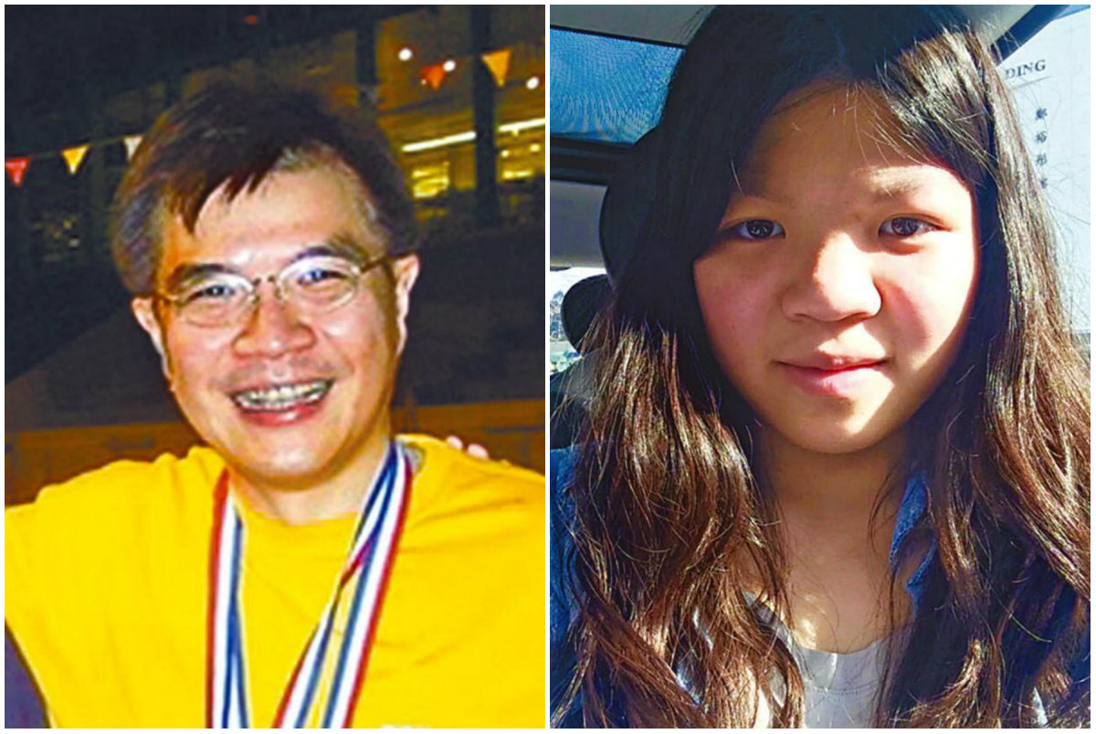 Dr. Khaw Kim-sun (L) has been charged with the murder of his 16-year-old daughter Lily (R). Photos: supplied