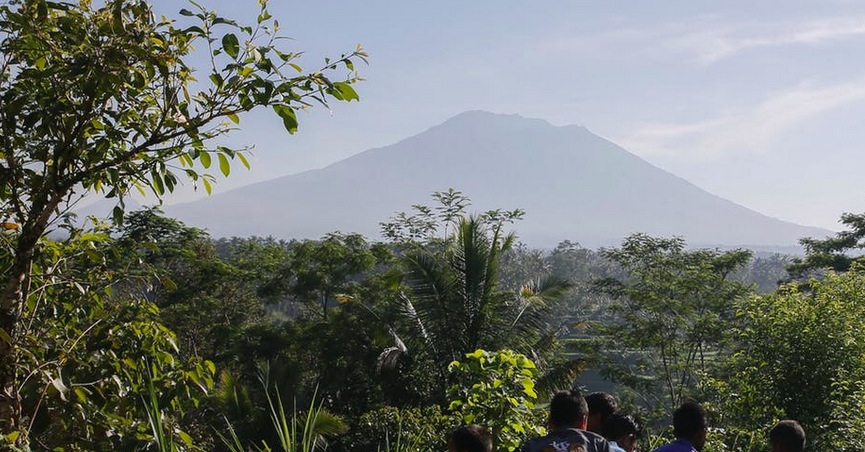 Bali’s Mt. Agung volcano. Photo: Flickr