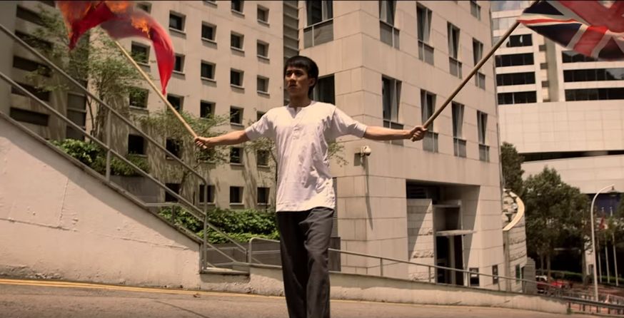 A scene from the Hong Kong film 10 Years