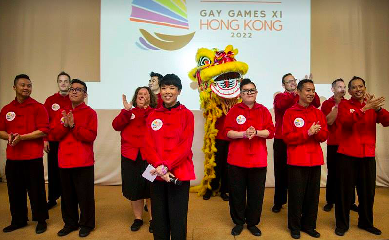The Hong Kong bid team for the 2022 Gay Games. Photo via Facebook.