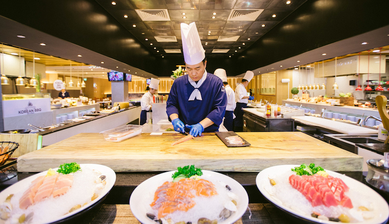 The sashimi section. Photo: Sea & Blue