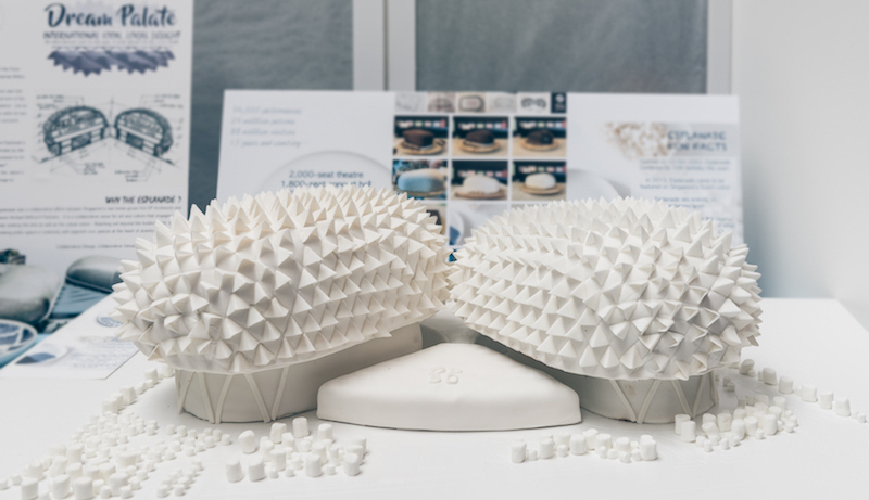 The winning Esplanade cake by DP Architects. Photo: The Great Architectural Bake-Off