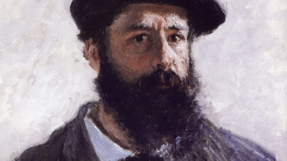 Self-portrait in Beret (1886) Claude Monet 