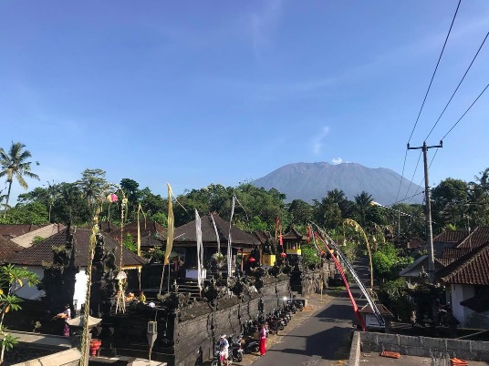 Galungan on Nov. 1, 2017, from the quiet Balinese village of Duda. Photo via Instagram/@ @stt_yowanasidhakarya