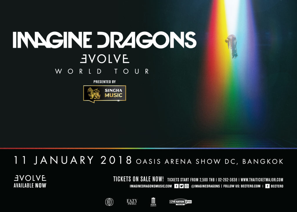 Feel The Thunder Imagine Dragons ‘Evolve World Tour’ is coming to Bangkok