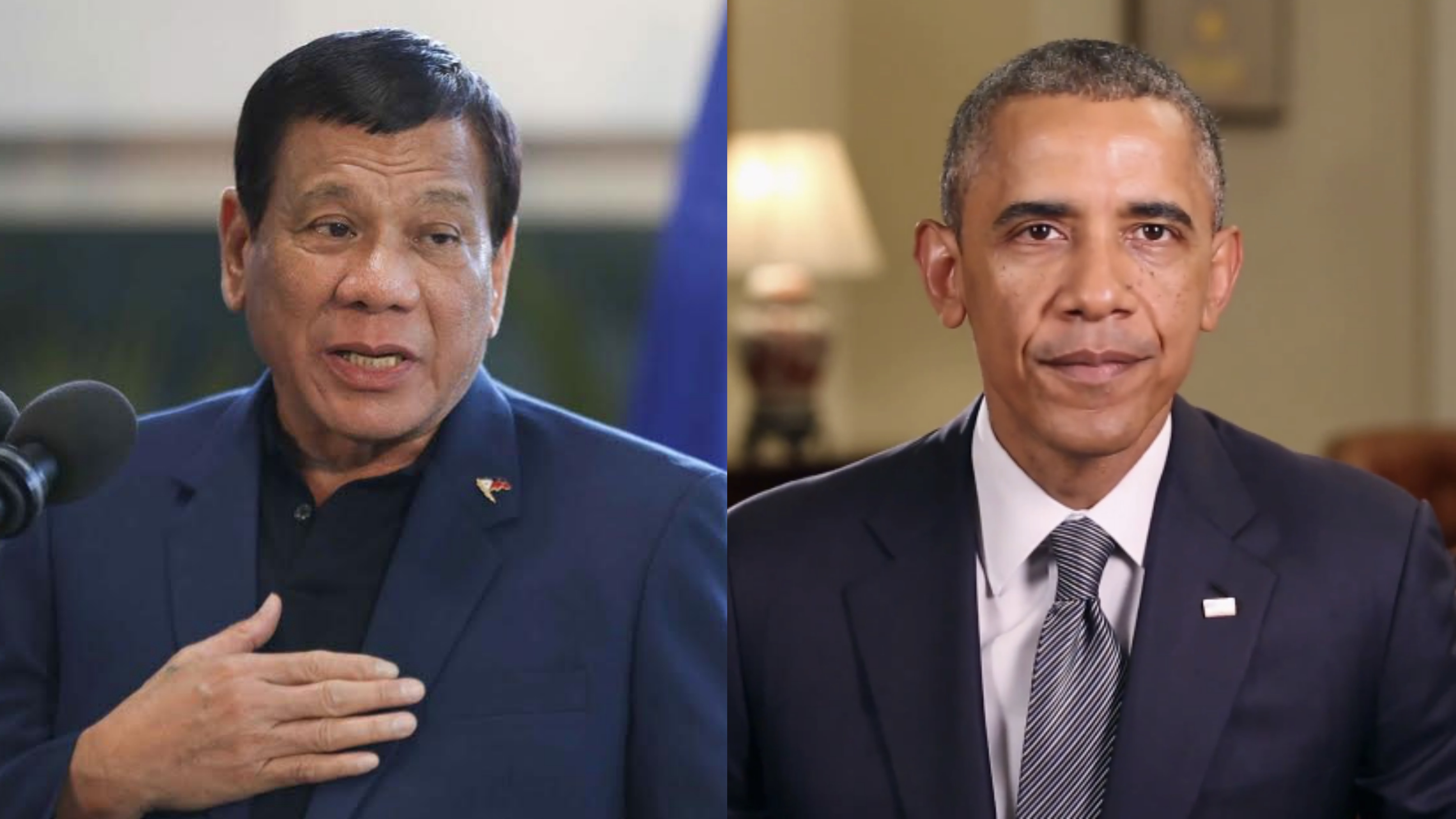 Philippine President Rodrigo Duterte (ABS-CBN News File Photo) and former US President Barack Obama (Facebook/Barack Obama)