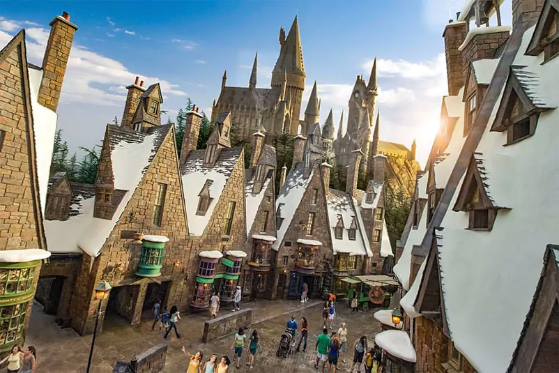The Wizarding World of Harry Potter theme park. Photo: Universal Studios Orlando