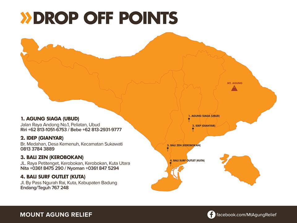 Mount Agung Relief