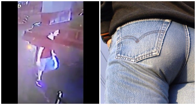 Photo: from CCTV footage, left. Alex-501/Flickr, right. 