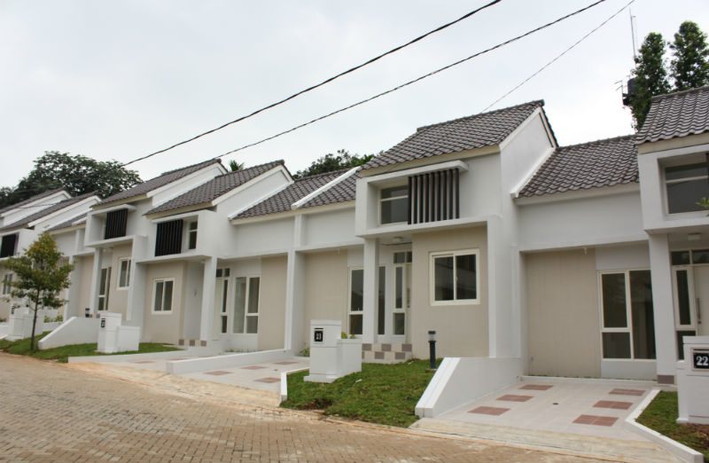 Small attached houses in Jakarta. Photo: lamudi.co.id