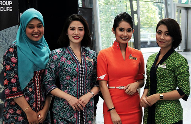 A Malaysian senator thinks these uniforms may give passengers “the wrong idea” via Malaysian Airlines Facebook
