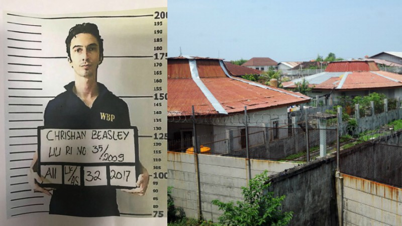 Christian Beasley has escaped from Kerobokan Prison, police in Bali are saying. 