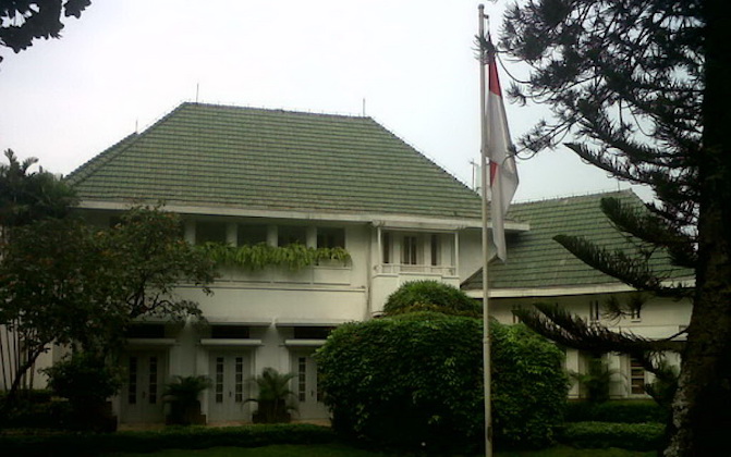 The official residence for the governor of Jakarta in Menteng, Central Jakarta.