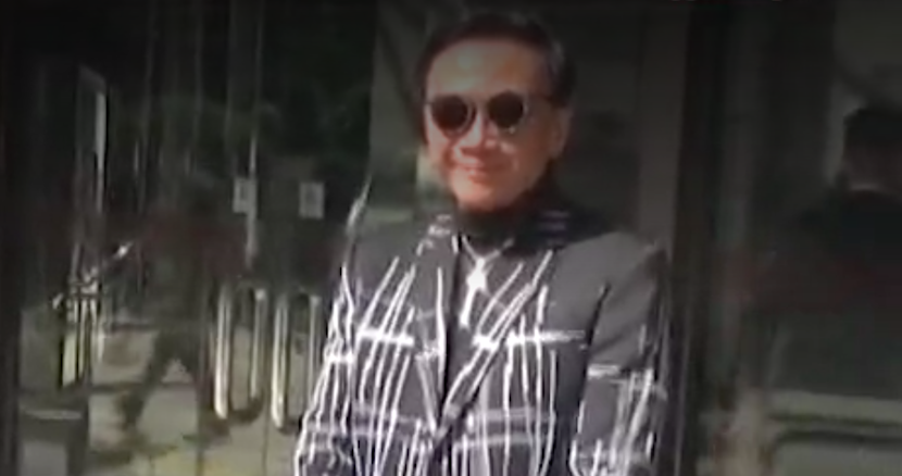 Businessman Jerome Lau, also known as “Dandy Lau”. Screengrab via Apple Daily video.