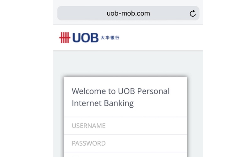 Uob personal internet banking