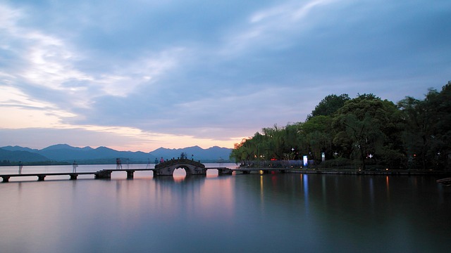 West Lake in Hangzhou.