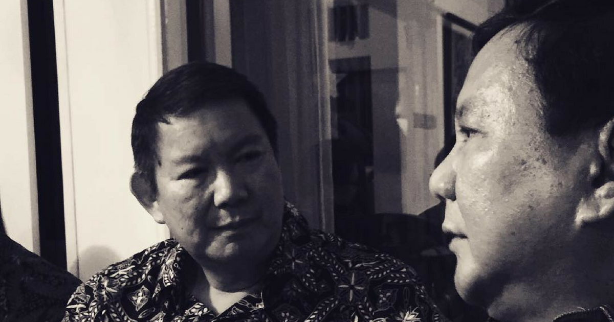Hashim Djojohadikusumo and his brother brother Prabowo Subianto. Photo: @Prabowo / Instagram