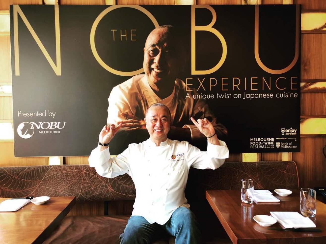 Chef Nobu Matsuhisa graces ‘The Nobu Experience’ at Nobu Melbourne in Australia. PHOTO: Instagram/@therealnobu