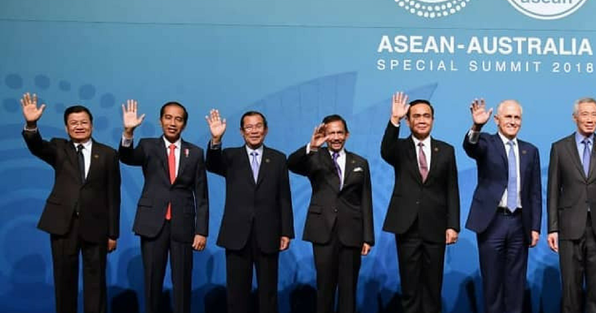 Indonesian President Joko Widodo alongside other regional leaders at the ASEAN-Australia Special Summit in Sydney. Photo: Biro Pers Setpres