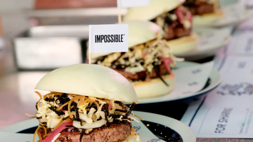 The Impossible Bao from Little Bao. Photo via Impossible Foods.