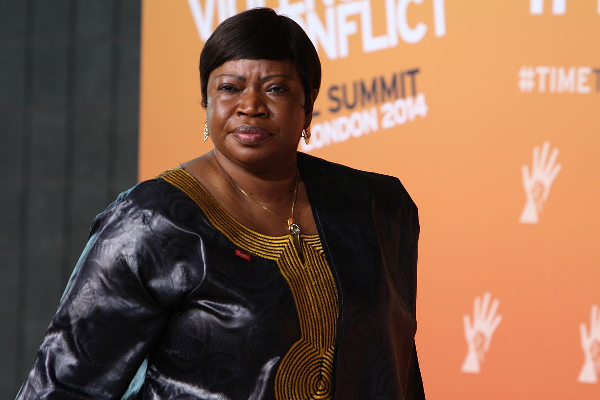 ICC prosecutor Fatou Bensouda arrives at the Global Summit to End Sexual Violence in Conflict in June 2014. Photo: Foreign and Commonwealth Office