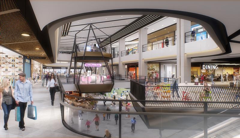 Artist impression of the mall’s dual-level retail pods. Photo: Great World City