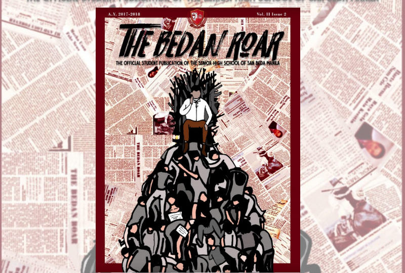 Screenshot of The Bedan Roar Vol. II issue 2. 