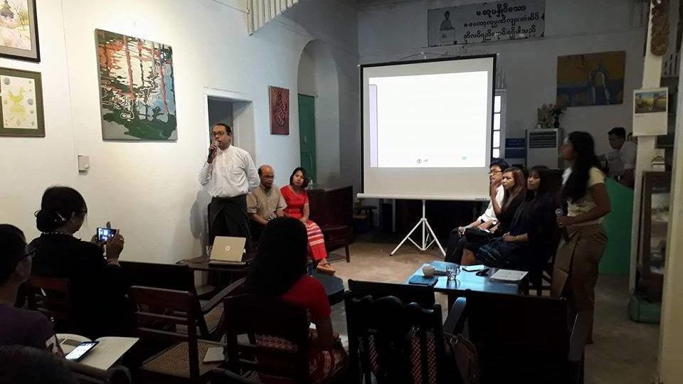 The launch of the new FEM survey in Yangon on May 2, 2018. Photo: Facebook / FEM