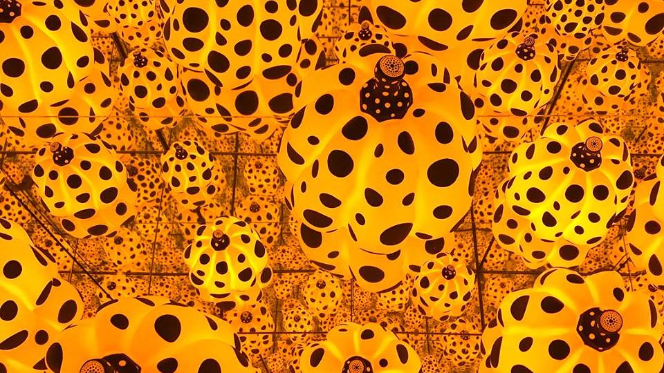 “The Spirits of the Pumpkins Descended into the Heavens” by Yayoi Kusama.