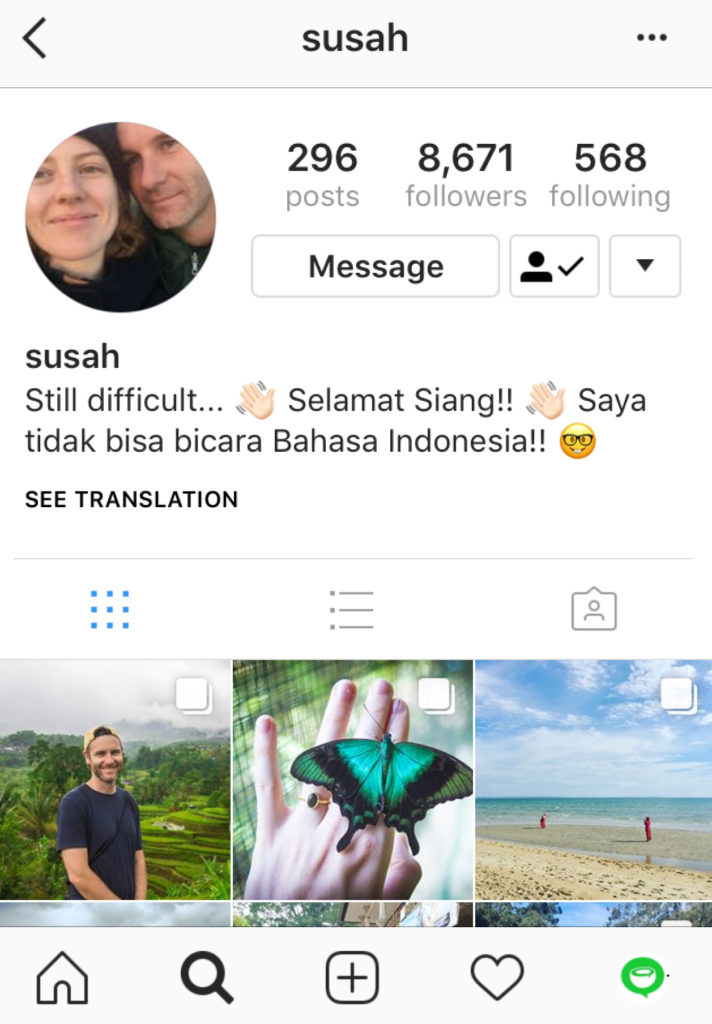 Susah Instagram profile