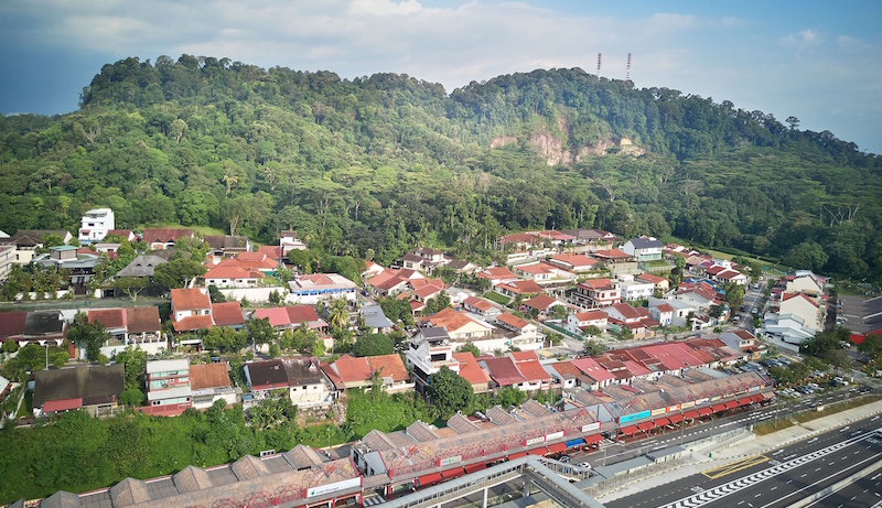 An aerial view of Fuyong Estate, 2017. Photo: National Heritage Board