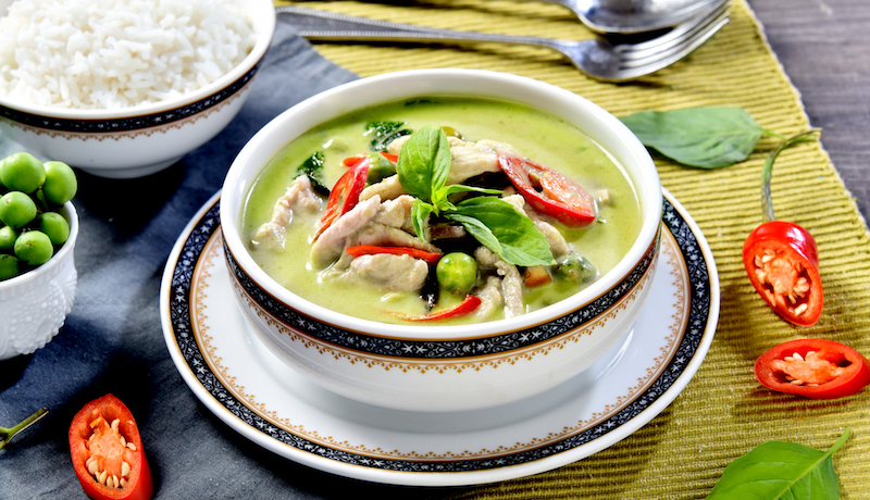 Thai green curry. Photo: Took Lae Dee
