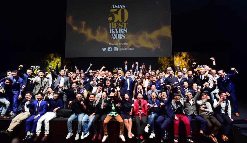 Winners of Asia’s 50 Best Bars 2018. Photo: Asia’s 50 Best Bars 2018
