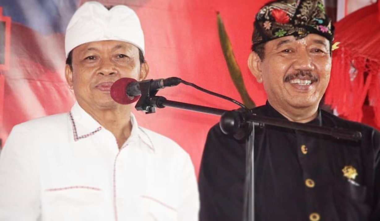 , Wayan Koster and his running mate, Tjok Oka Artha Ardhana Sukawati. Photo: Instagram/@kbsaceofficial