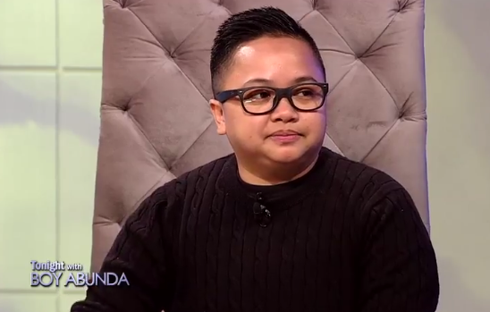 Ice Seguerra is in the midst of hormone therapy. Screenshot from Tonight With Boy Abunda.
