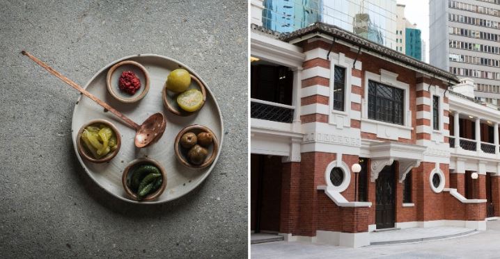 Photo: Tai Kwun Centre for Heritage & Arts (left) and Chinese pickles courtesy of Old Baily (right)
