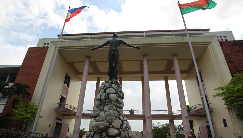 UP’s Oblation would be disappointed with the results. Photo via ABS-CBN.