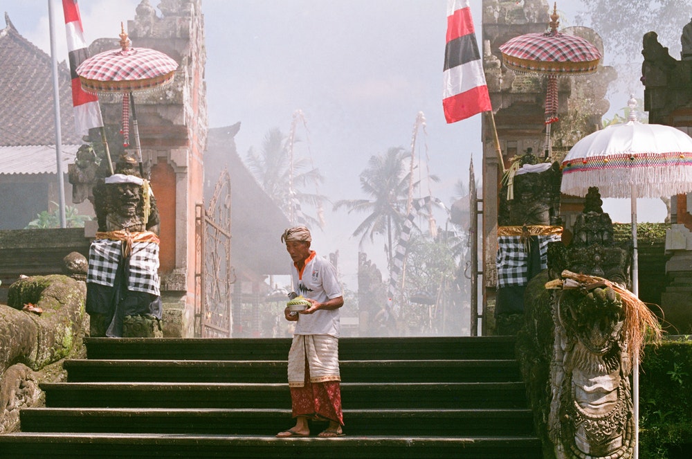 A Balinese temple in Ubud. Photo: Mark Chaves/Unsplash 