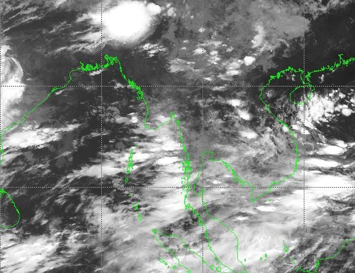 A depression in the Bay of Bengal. Image via DMH.