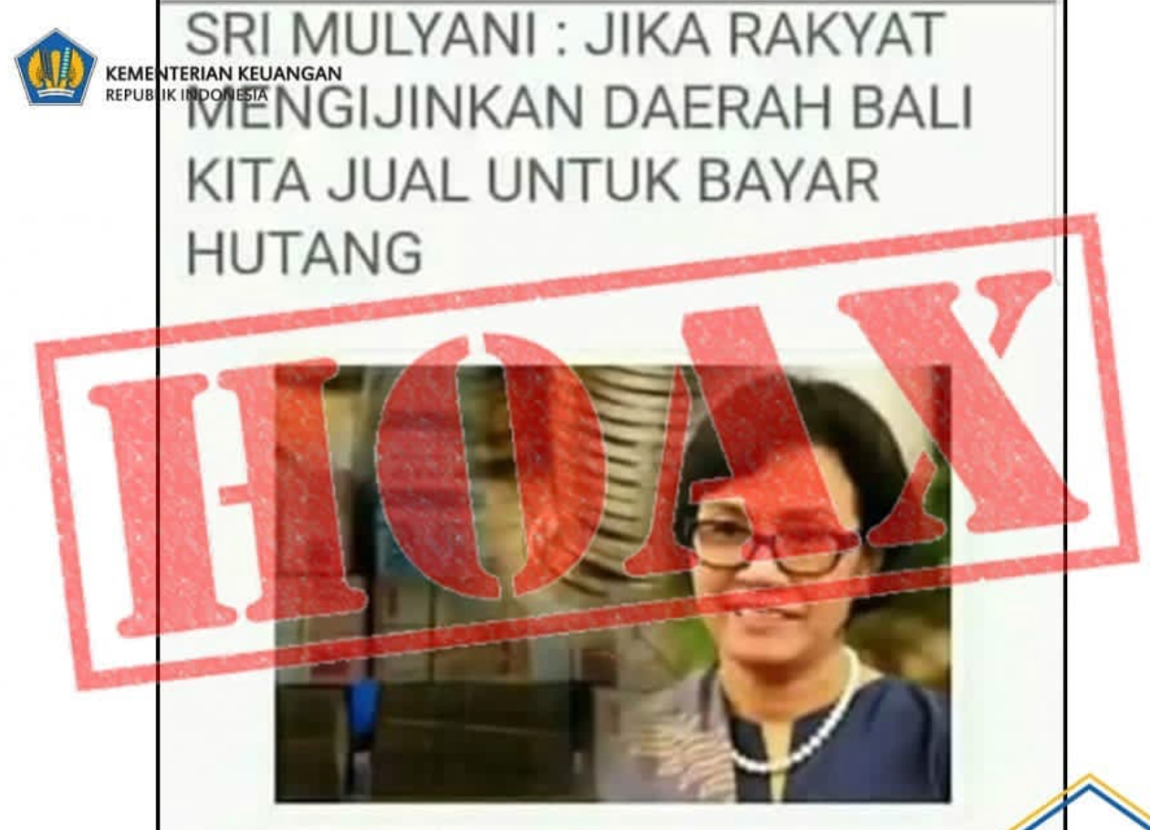 Bali is not for sale, don’t believe everything you read online. Post via Sri Mulyani Indrawati/Instagram