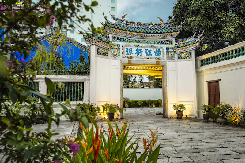 The entrance. Photo: Cheong Fatt Tze - The Blue Mansion