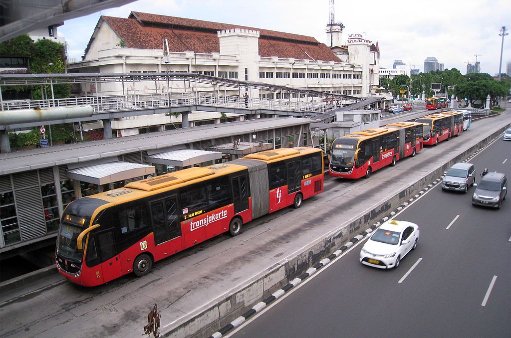 The Transjakarta’s Harmoni Station. Photo: Gunawan Kartapranata 