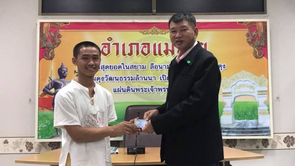 Adul Sam-orn, 14, was widely praised for his ability to communicate in English efficiently and in crisis. Photo: PR. Chiang Rai/ Facebook
