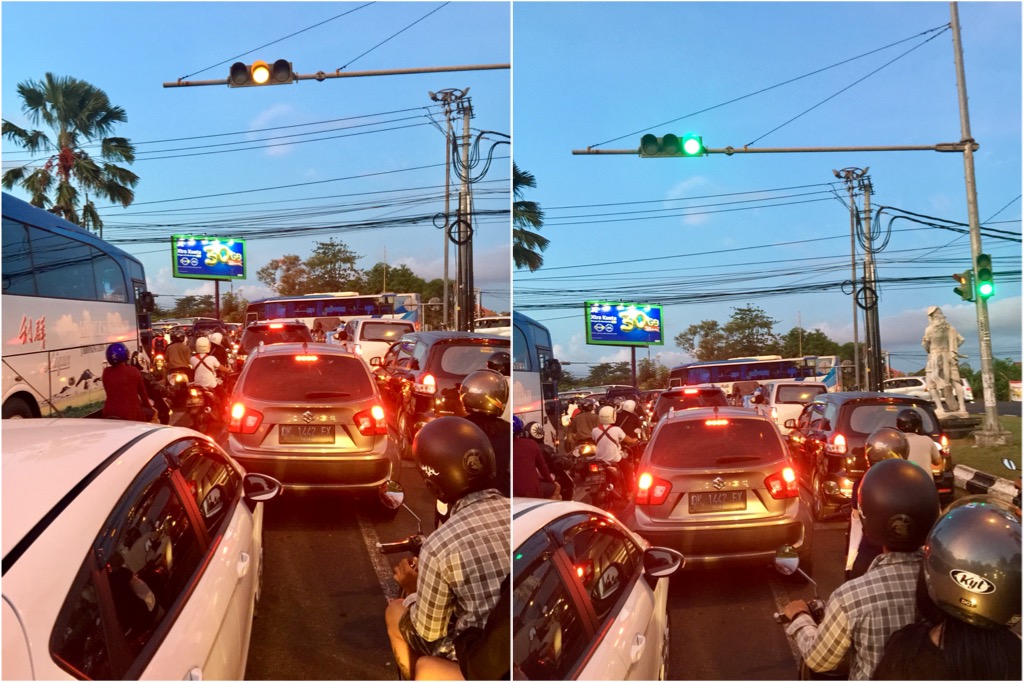 Police are trying to avoid a painful traffic situation as thousands of delegates flood into Bali for the IMF-World Bank annual meetings. Photos: Coconuts Bali