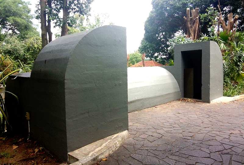 The island's last air raid shelter. Photo: Amara Sanctuary Resort Sentosa