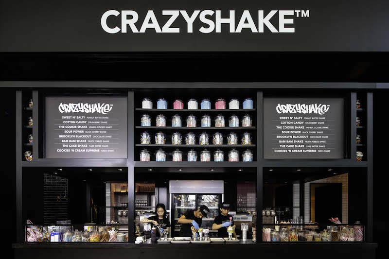 Crazyshake bar. Photo: Marina Bay Sands