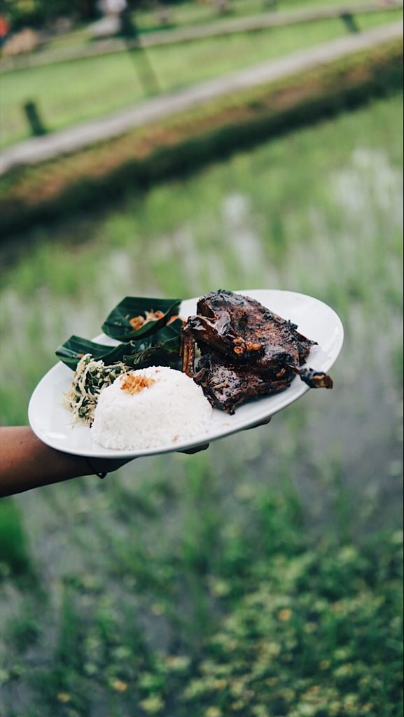 A plate of duck. Photo: Coconuts Bali