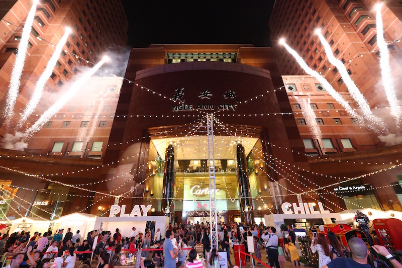 Last year's Christmas village. Photo: Orchard Road Business Association