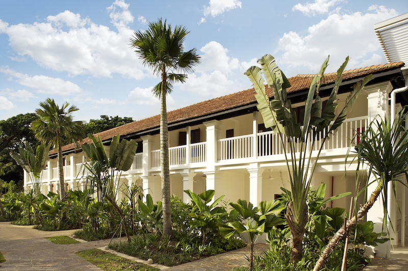 Resorted colonial building. Photo: Amara Sanctuary Resort Sentosa